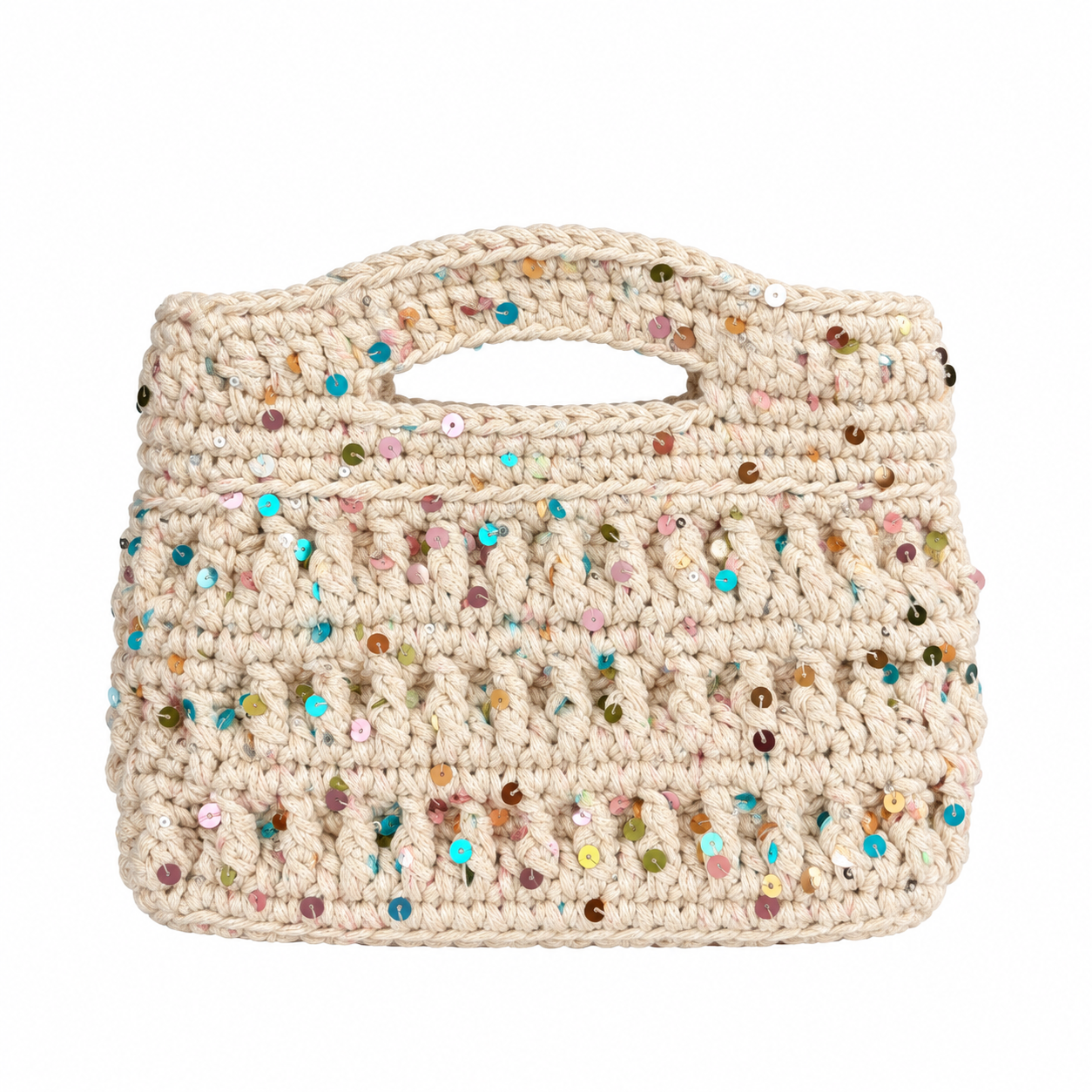 Vanille, a handmade crochet 
 in recycled cotton